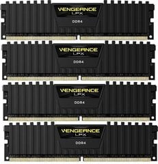 Corsair Vengeance LPX DDR4, 4x8GB 3200MHz CL16 (CMK32GX4M4Z3200C16) цена и информация | Оперативная память (RAM) | kaup24.ee