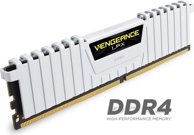 Corsair Vengeance LPX DDR4, 4x8GB, 3200MHz, CL16, White (CMK32GX4M4B3200C16W) hind ja info | Operatiivmälu (RAM) | kaup24.ee