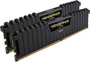 Corsair Vengeance LPX, DDR4, 32GB(2x16GB) 2400MHz, CL14, черный (CMK32GX4M2A2400C14) цена и информация | Оперативная память (RAM) | kaup24.ee