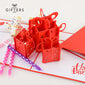 3D sünnipäevakaart "Kinkekarbid" Happy Gifters, käsitsi valmistatud 15x15cm hind ja info | Ümbrikud, postkaardid | kaup24.ee