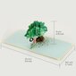 3D pühadekaart "Kohtumiseni" Happy Gifters, käsitsi valmistatud 15x15cm hind ja info | Ümbrikud, postkaardid | kaup24.ee