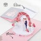 3D pidulik pulmakaart "Noorpaar" Happy Gifters, käsitsi valmistatud 15x15cm hind ja info | Ümbrikud, postkaardid | kaup24.ee