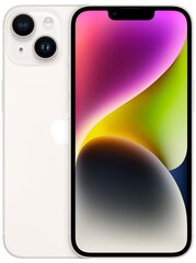 Apple iPhone 14 128ГБ Starlight MPUR3 цена и информация | Мобильные телефоны | kaup24.ee