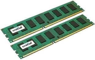 Crucial DDR3L, 16GB (8GB x 2), 1600MHz, C11 (CT2K102464BD160B) hind ja info | Operatiivmälu (RAM) | kaup24.ee