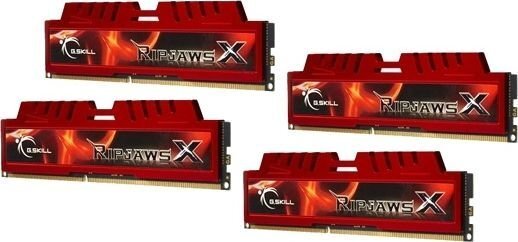 G.Skill DDR3 32GB (8GBx4) 1333MHz, CL9, RipjawsX Quad (F3-10666CL9Q-32GBXL) hind ja info | Operatiivmälu (RAM) | kaup24.ee