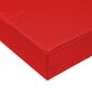 Kaubaaluse mööblipadja komplekt, SuperKissen24, 120x80x8, punane hind ja info | Toolipadjad ja -katted | kaup24.ee
