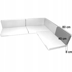Kaubaaluse mööblipadi, SuperKissen24, 80x40x8cm, aiapingi jaoks hind ja info | Toolipadjad ja -katted | kaup24.ee