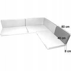 Kaubaaluse mööblipadi, SuperKissen24, 80x40x8cm, aiapingi jaoks цена и информация | Подушки, наволочки, чехлы | kaup24.ee