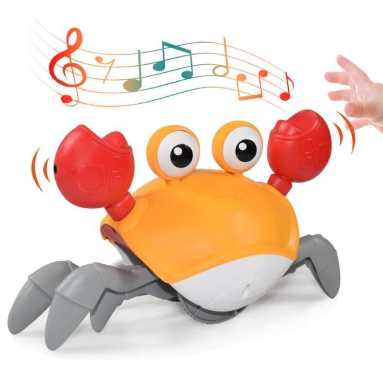 Interaktiivne kõndiv krabi helidega Kidology цена и информация | Poiste mänguasjad | kaup24.ee