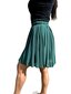 Seelik elastse vöökohaga - Vintage Dressing, roheline hind ja info | Seelikud | kaup24.ee