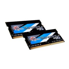 G.Skill Ripjaws DDR4 SODIMM 2x8GB 3200MHz, CL18 (F4-3200C18D-16GRS) hind ja info | Operatiivmälu (RAM) | kaup24.ee