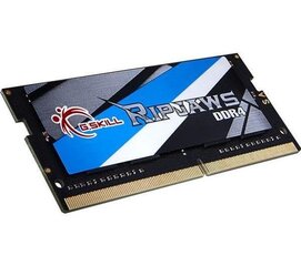 G.Skill Ripjaws DDR4 SODIMM 8 ГБ 2400 МГц CL16 (F4-2400C16S-8GRS) цена и информация | G.SKILL Компьютерная техника | kaup24.ee