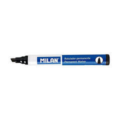 Püsimarker Milan 12 Ühikut Must PVC hind ja info | Kirjatarbed | kaup24.ee