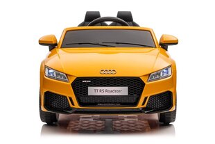 Двухместный электромобиль Audi TT RS, желтый цена и информация | Электромобили для детей | kaup24.ee