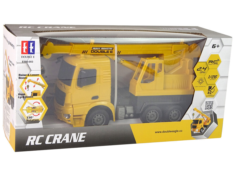 Kaugjuhitav kraanaga veoauto цена и информация | Poiste mänguasjad | kaup24.ee