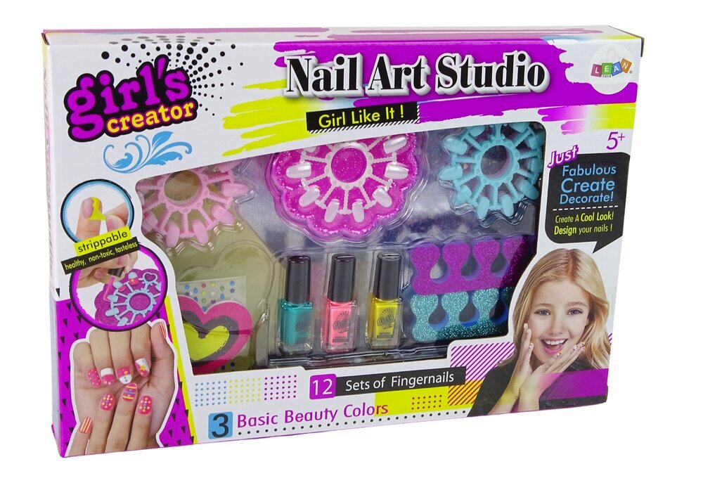 Nail art komplekt tüdrukutele цена и информация | Tüdrukute mänguasjad | kaup24.ee