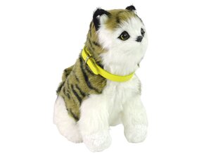 Интерактивная плюшевая кошка, белая цена и информация | Мягкие игрушки | kaup24.ee