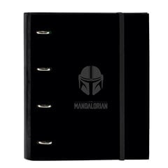 Rõngaskiirköitja The Mandalorian Must (27 x 32 x 3.5 cm) hind ja info | Kirjatarbed | kaup24.ee