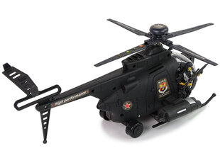 Sõjaväe helikopter, must цена и информация | Игрушки для мальчиков | kaup24.ee