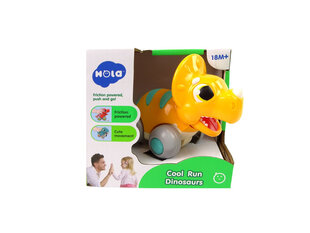Динозавр на колесах, желтый цена и информация | Развивающие игрушки | kaup24.ee