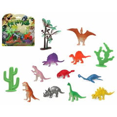 Dinosuruse komplekt 13 Tükid, osad hind ja info | Poiste mänguasjad | kaup24.ee
