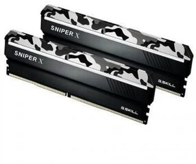 G.Skill Sniper X DDR4, 2x8GB, 3200MHz, CL16 (F4-3200C16D-16GSXWB) hind ja info | Operatiivmälu (RAM) | kaup24.ee