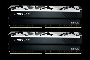 G.Skill Sniper X DDR4, 2x8GB, 3600MHz, CL19 (F4-3600C19D-16GSXWB) hind ja info | Operatiivmälu (RAM) | kaup24.ee