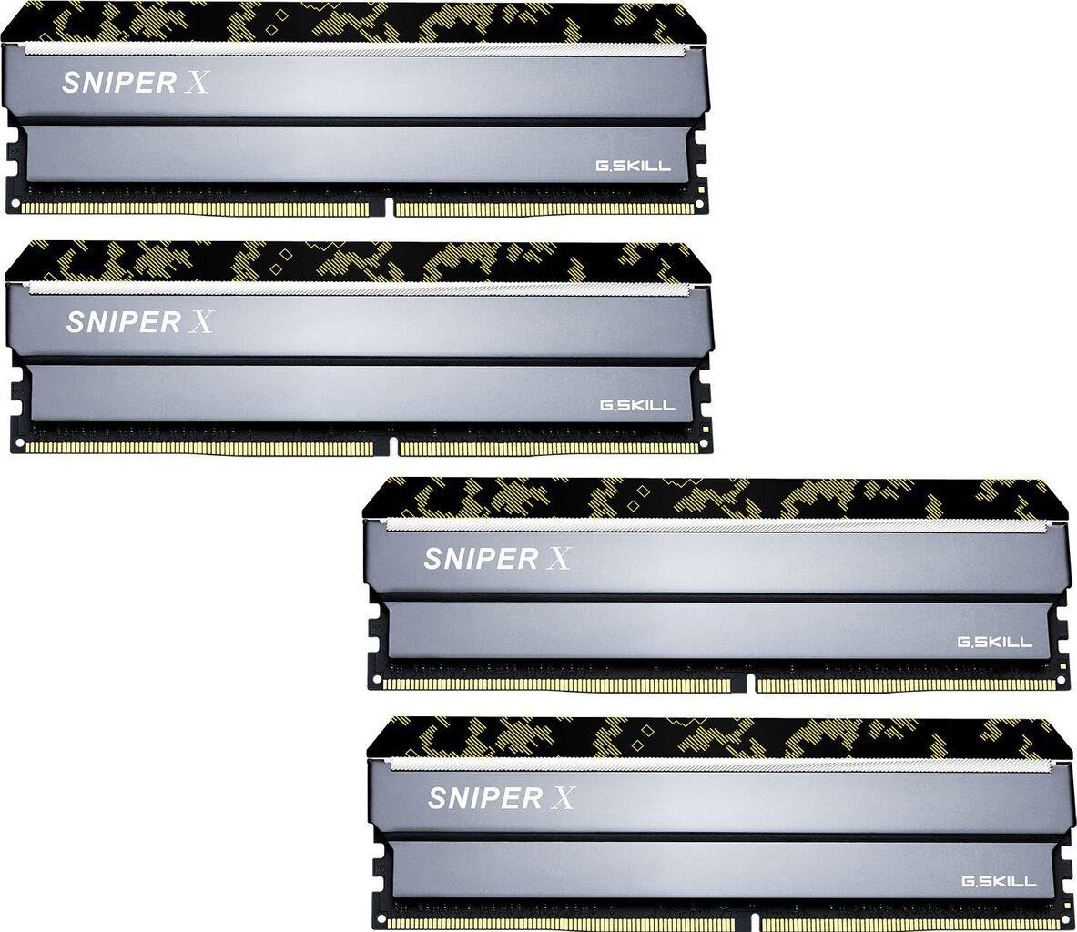 G.Skill Sniper X DDR4, 4x8GB, 2400MHz, CL (F4-2400C17Q-32GSXK0 hind ja info | Operatiivmälu (RAM) | kaup24.ee