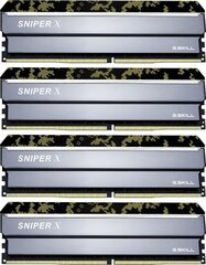 G.Skill Sniper X DDR4, 4x8GB, 3000MHz, CL16 (F4-3000C16Q-32GSXKB) hind ja info | Operatiivmälu (RAM) | kaup24.ee