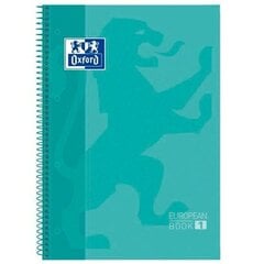 ноутбук Oxford European Book Mint Зеленый A4 5 штук цена и информация | Канцелярские товары | kaup24.ee