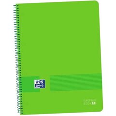 ноутбук Oxford Live&Go Зеленый A4 5 штук цена и информация | Канцелярские товары | kaup24.ee