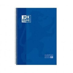 ноутбук Oxford European Book Тёмно Синий A4 5 штук цена и информация | Смягчает воду и защищает Вашу посудомоечную машину от извести. | kaup24.ee