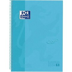 ноутбук Oxford European Book A4 Пастельно-голубой 5 штук цена и информация | Смягчает воду и защищает Вашу посудомоечную машину от извести. | kaup24.ee