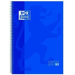 ноутбук Oxford European Book Тёмно Синий A4 5 штук цена и информация | Канцелярские товары | kaup24.ee