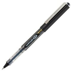 Liquid ink ballpoint pen Uni-Ball Eye Ultra Micro UB-150-38 Must 12 Ühikut цена и информация | Письменные принадлежности | kaup24.ee