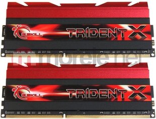 G.Skill TridentX DDR3 2x8GB 2400MHz CL10 (F3-2400C10D-16GTX) цена и информация | Оперативная память (RAM) | kaup24.ee