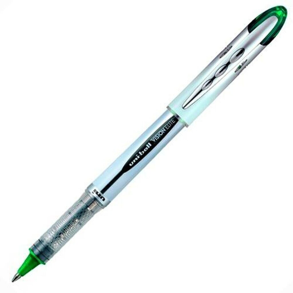 Liquid ink ballpoint pen Uni-Ball Vision Elite UB-200 Roheline 12 Ühikut цена и информация | Kirjutusvahendid | kaup24.ee