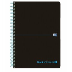 Записная книжка Oxford European Book Black & Colours, чёрная, A4, 5 шт. цена и информация | Тетради и бумажные товары | kaup24.ee