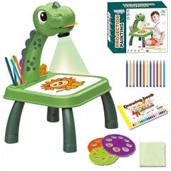 WOOPIE joonistustahvel koos projektoriga - Dinosaurus цена и информация | Развивающие игрушки | kaup24.ee