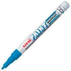Постоянный маркер Uni-Ball Paint PX-21L Светло Синий 12 штук цена и информация | Принадлежности для рисования, лепки | kaup24.ee