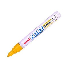 Стойкий маркер Uni-Ball Paint Marker PX-20, жёлтый, 12 шт. цена и информация | Принадлежности для рисования, лепки | kaup24.ee