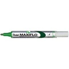 Liquid chalk markers Pentel Maxiflo MWL-5S Roheline 12 Ühikut цена и информация | Принадлежности для рисования, лепки | kaup24.ee