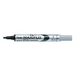 Liquid chalk markers Pentel Maxiflo MWL-5S Чёрный 12 штук цена и информация | Принадлежности для рисования, лепки | kaup24.ee