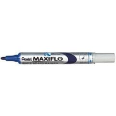 Liquid chalk markers Pentel Maxiflo MWL-5S Синий 12 штук цена и информация | Принадлежности для рисования, лепки | kaup24.ee