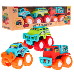 Väike koletis sõidukite komplekt, 3 tk. hind ja info | Poiste mänguasjad | kaup24.ee