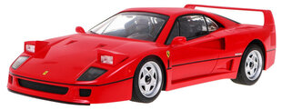 Ferrari F40 kaugjuhtimismasin, punane цена и информация | Игрушки для мальчиков | kaup24.ee