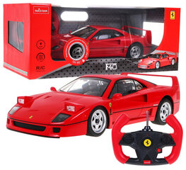 Ferrari F40 kaugjuhtimismasin, punane цена и информация | Игрушки для мальчиков | kaup24.ee