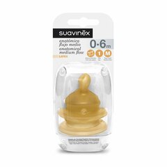 Pudeli nippel Suavinex 0-6 kuud 2 Ühikut (2 Ühikut) hind ja info | Lutipudelid ja aksessuaarid | kaup24.ee