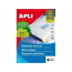 Kleebised/Sildid Apli 1278 105 x 57 mm 100 Lehed цена и информация | Тетради и бумажные товары | kaup24.ee