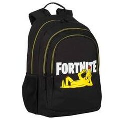 Kooliseljakott Fortnite Crazy Banana Must (42 X 32 X 20 cm) hind ja info | Koolikotid, sussikotid | kaup24.ee